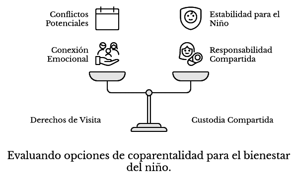Opciones de coparentabilidad para hijos. Derecho  Familiar en Washington